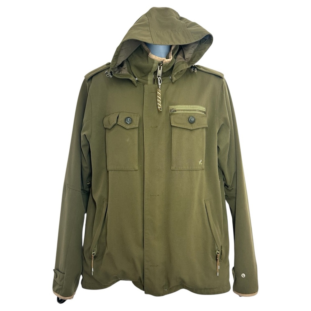 Holden Benjamin Jacket Men's Olive Green Hooded Jacket Ski Snowboard Waterproof